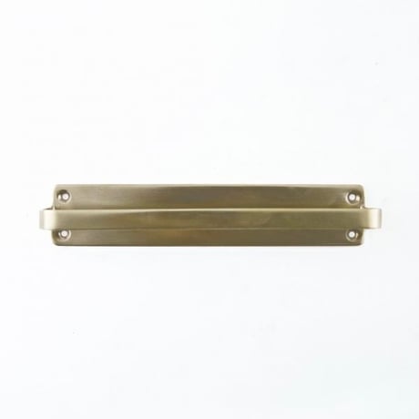 Handle Flat 0165 / アイアンと真鍮のシンプルなドアハンドル / IRON , BRASS