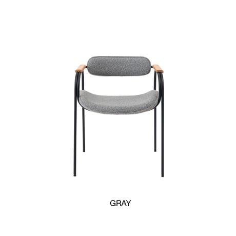 STYLISH ARM CHAIR / GRAY , DARKGRAY / スタイリッシュアームチェア