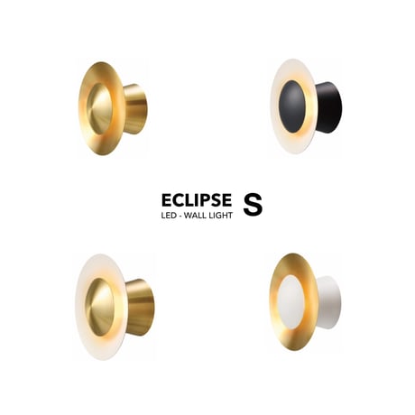 Eclipse LED - wall light（Sサイズ）/ 息を呑むような美しい光の表情が自慢のウォールライト / 全4色 / ARTWORK STUDIO