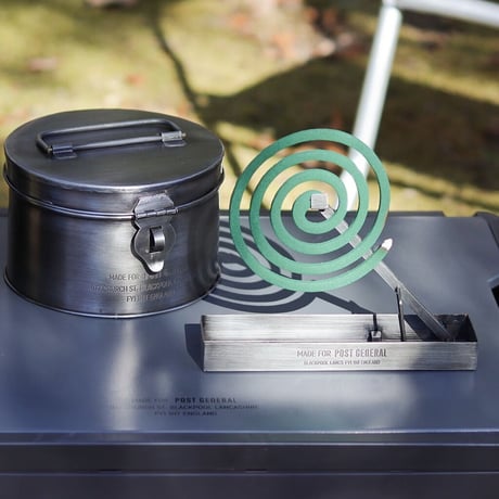 MOSQUITO COIL HOLDER / アイアン , 真鍮それぞれの素材感をそのまま活かした蚊取り線香ホルダー / インダストリアル モスキートコイルホルダー POST GENERAL