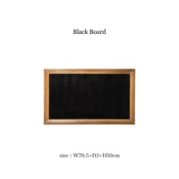 BLACK BOARD / マグネットもくっつくのでショップのメニューボードに抜群のウォールデコボード / Sサイズ