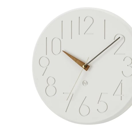 Smuk sweepmovement clock / 立体感のあるデザインの壁掛け時計 / 掛け時計 / 彫刻 / 音がしない掛け時計