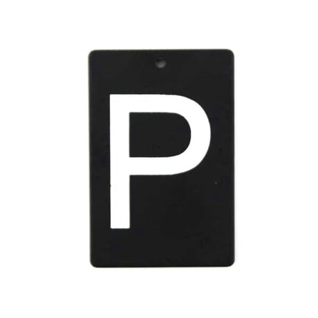 アイアン ネームプレート / 表札  / 別売のホルダーにセットして壁付け対応  /  ネームプレートホルダー(別売)