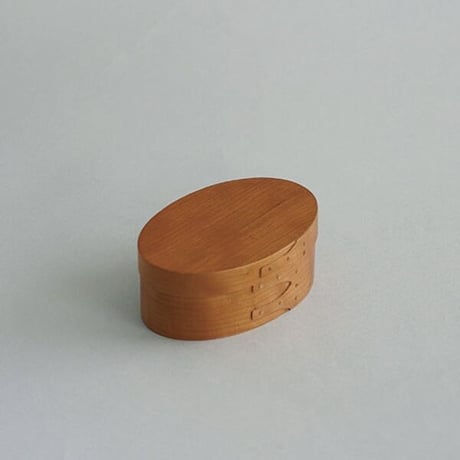洗練されたシェーカーのオーバルボックス / SSサイズ / シェーカーオーバルボックスSS  / 素材 チェリー材 / ナチュラル , ブラック / シンプル 北欧 ヴィンテージ /  AXCIS