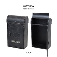 vintage like POST BLACK  /  GRAND CHEMIN / メールボックス / 郵便ポスト/ W250xD150xH450mm