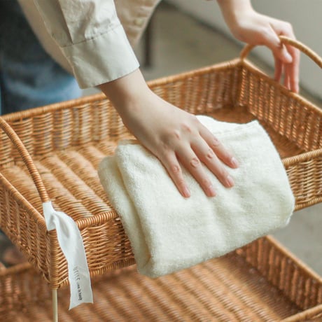 NATURAL STYLING LARGE RACK 2 / かご編みのナチュラルな雰囲気の2段ラック / NAIL