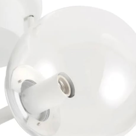 TINY GRASS CEILING LIGHT 3 / LED電球付き / タイニーガラス 3灯シーリングライト / BRID タイニーガラス 天井照明 / WHITE , GRAY , BLACK