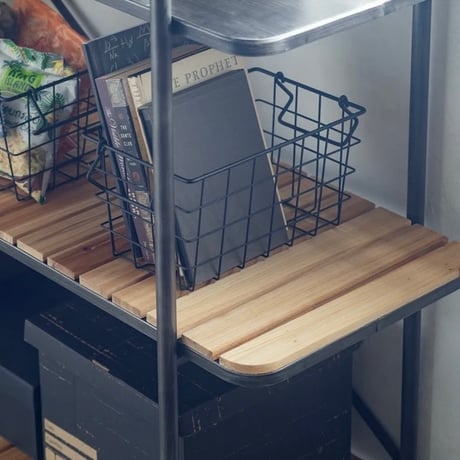 IRON / WOOD 5 STEP SHELF / シェルフ / ディスプレイ棚 / 5段ラック / アイアンファニチャー / ビンテージインテリア