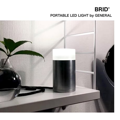 BRID PORTABLE LED LIGHT by GENERAL / ペンダントライト / 卓上ランプ / 非常時ライト / 電池式 単4電池 3本使用（別売）