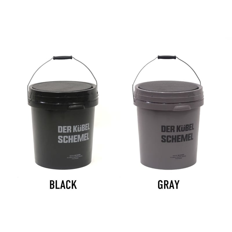 POST GENERAL 座れるバケットスツール / GRAY , BLACK / 16l /