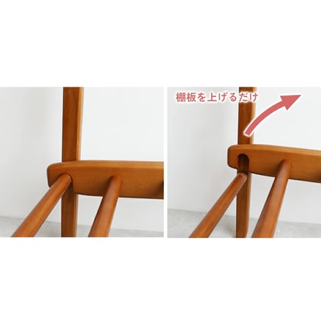 FOLDING HANGER RACK / 木肌の美しいアッシュ無垢材のスタイリッシュハンガーラック / フォールディング 折り畳み可能