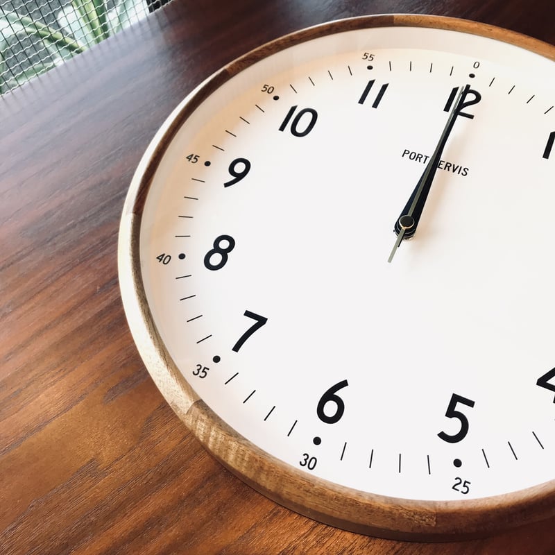 木の時計　掛時計　栗 栗の壁掛け時計 栗時計 chestnut clock | iichi 日々の暮らしを