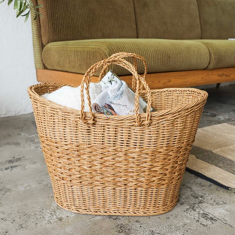 Marché Basket / ナチュラルな風合いとかわいいかたちたっぷりと入る大