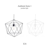 Ambient form1-pendant / white , black / アンビエントフォーム1ペンダント
