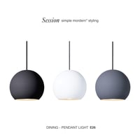 SESSION-dining pendant  / リビング ダイニング 照明 ペンダントライト/ 1灯 E26 100W スチール製 LED対応  / ART WORK STUDIO ※電球なし