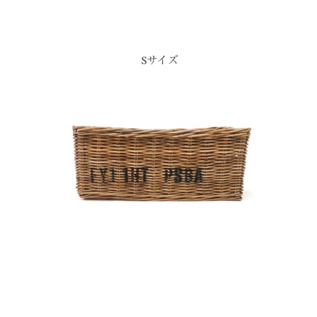 STORAGE BOX L BY THE AROROG  / ストレージボックス / Sサイズ , Lサイズ  / ラタンバスケット / 982310002