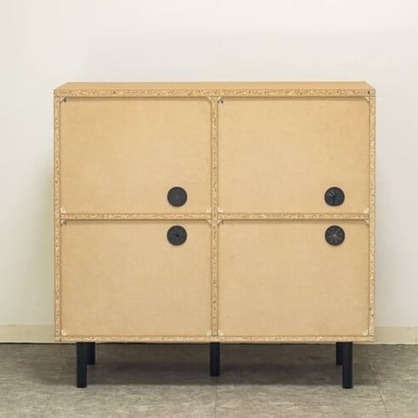 ナチュラルなインテリアを演出 90キャビネット / ナチュラルインテリア / 韓国インテリア 海外インテリア / 収納家具 / シェルフ サイズ W900×D400×H850mm