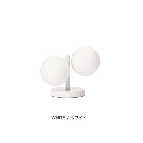 TINY GLASS TABLE LIGHT / BRID タイニーガラス テーブルライト / WHITE , BLACK / デスクライト / タッチスイッチ