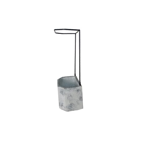 iron × cement umbrella stand / WH 傘立て / サイズ : W18×D14×H45cm