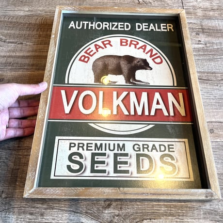 ART FRAME / Volkman / W300×H400 ×D30mm / オールドアメリカンスタイル / ビンテージアート