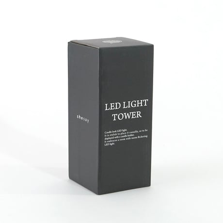CANDLE TOWER / インテリアを彩る LEDライト キャンドル タワー