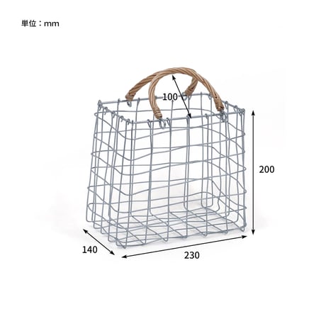 OVAL RECT Basket bag Dusaule / バスケット / ワイヤーバスケット / キッチン収納 / リビング収納