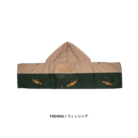 Quick Dry fooded towel / 吸水速乾生地を使用したフーディー型のユニークで遊び心のあるデザイン