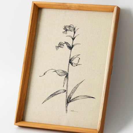 AXCIS チークフレーム A4 / 木肌が滑らかで美しいフレーム / ART FRAME