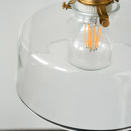 GRASS SHADE × BRASS PENDANT LIGHT / E26 / オリス / 真鍮灯具 60cm / シーリングカバー付き