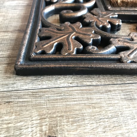 FRAME / 玄関マット / 屋外用 ドアマット / スクエア /Rubber & Coir  / サイズ 45×75cm
