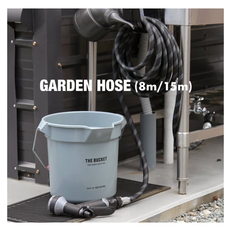 POST GENERAL / GARDEN HOSE 10FN / 10種類の水流切り替え可能 / 多機能散水ノズル付き ガーデンホース / 8m , 15m