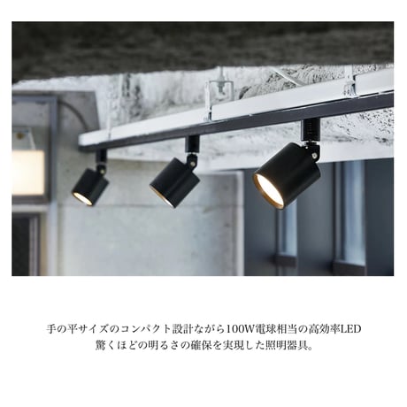 Grid - swingable duct down light / ダクトレール スポットライトduct rail / AW-0557E