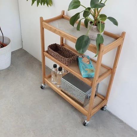 WOOD MULTI WAGON 03 / 上質なオーク材を使用した木目の美しいマルチワゴン / 北欧スタイル