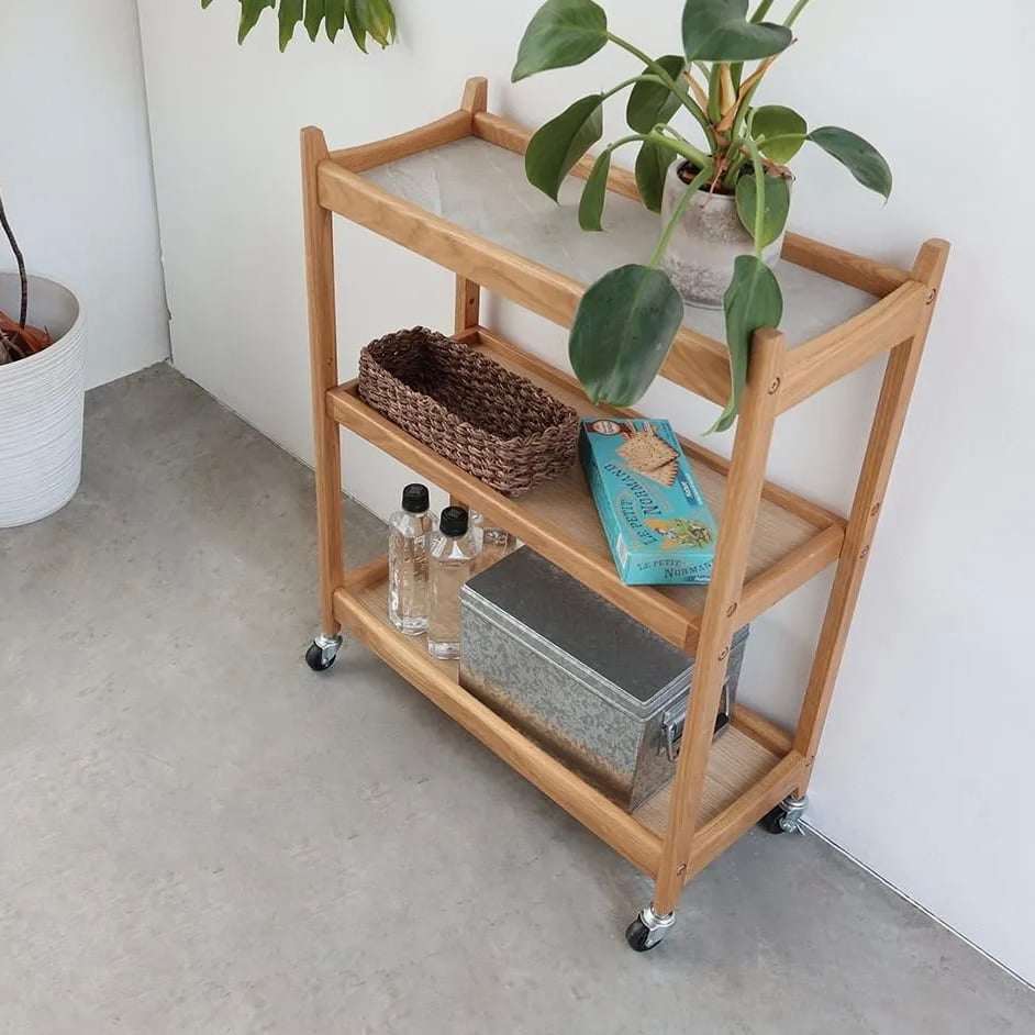 WOOD MULTI WAGON 03 / 上質なオーク材を使用した木目の美しいマルチ
