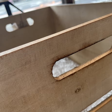 WOOD BOX / ナチュラル /  FRAGILE / 収納ボックス /  サイズ : 約W40×D30×H26cm