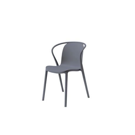 PP GRAY CHAIR / デザインと快適性を融合したあアームチェア / ダイニングチェア / ホテルライク / 北欧ナチュラル / 韓国インテリア / ポリプロピレン製