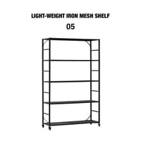 LIGHT-WEIGHT IRON MESH SHELF / ライトウェイトアイアンメッシュシェルフ 5TIERED / 5段シェルフ / インダストリアル