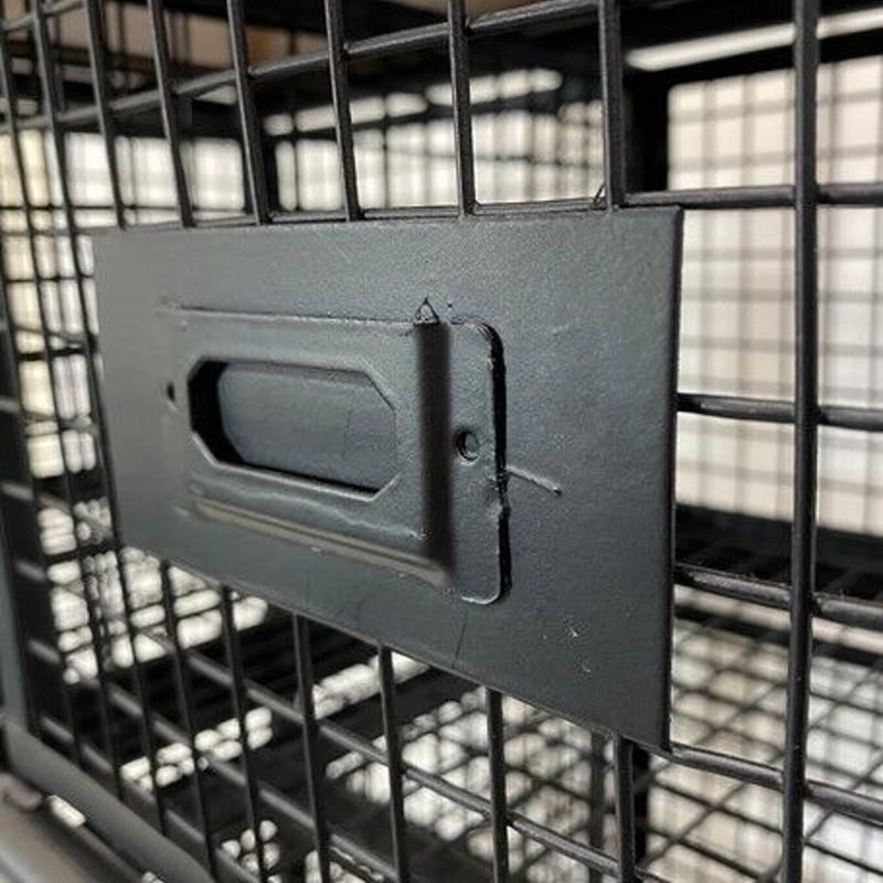 IRON×WOOD 無骨なアイアンチェスト / BLACK / 4杯 H1020mm / リビ