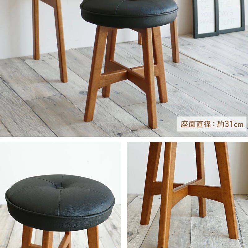 美品☆神戸洋家具／伊藤家具／オーク材無垢／ドレッサー・スツール