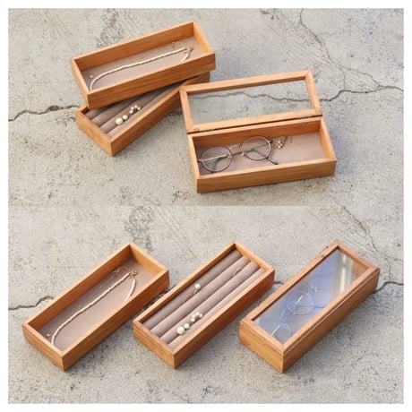 PINE WOOD Accessory box 03 / パイン材を使用した3段のアクセサリーケース