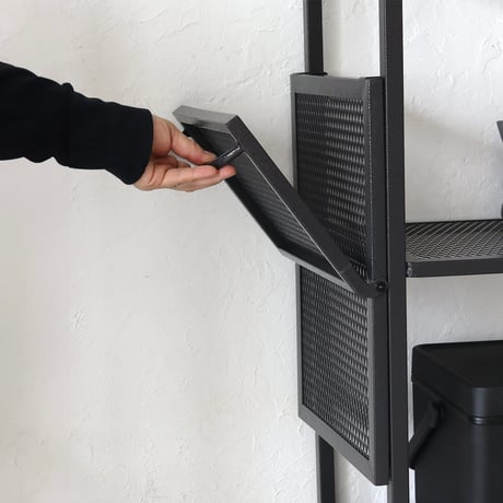 SIDE SHELF / LIGHT-WEIGHT IRON MESH SHELF用 / ハンギング シェルフハンガー
