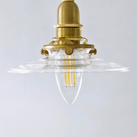 BRASS BRACKET LIGHT + SHADE  / アイアン , ガラスのミニシェードと美しい真鍮のエントランスライト / E17 /  LED電球選択 / 玄関照明 / タイプA