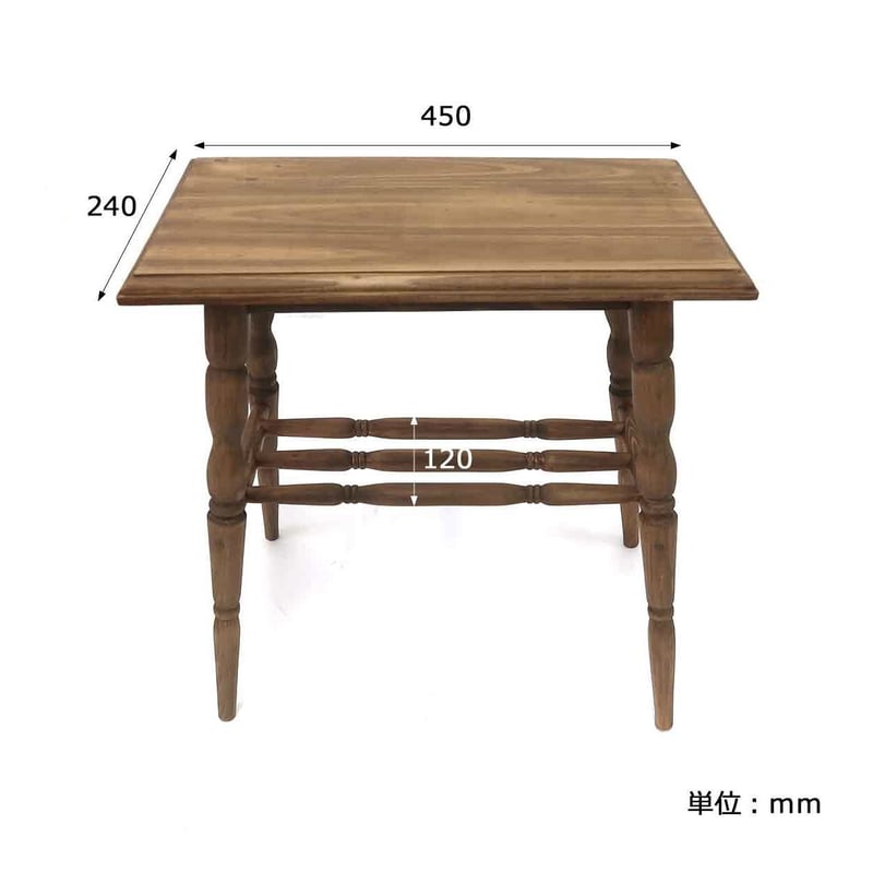 PINE WOOD SIDE TABLE / 天然木 パイン材を使ったサイドテーブル PINE WOOD SIDE TABLE / 天然木 パイン材を使ったサイドテーブル