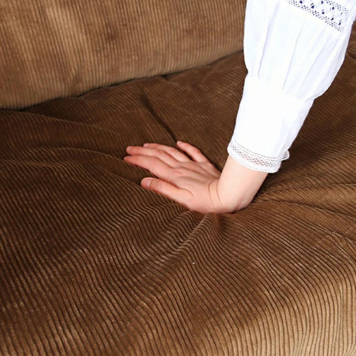 SOFA / 1P Sofa / BROWN / コーディロイソファ / W840×D79 SOFA / 1P Sofa / BROWN / コーディロイソファ / W840×D79