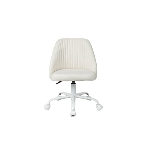 FABRIC CHAIR / 空間に明るさをプラスしてくれるおしゃれなチェア / ワークスペース / デスクチェア / IVORY , YELLOW , GRAY / ガス圧式 昇降チェア