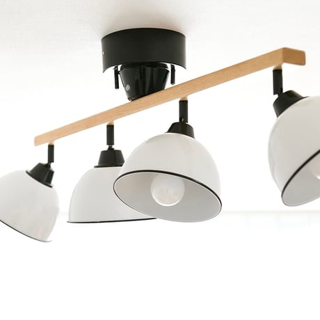 GENDER WOOD ROD 4BULB CEILING LAMP / ジェンダー ウッド ロッド 4灯シーリングランプ