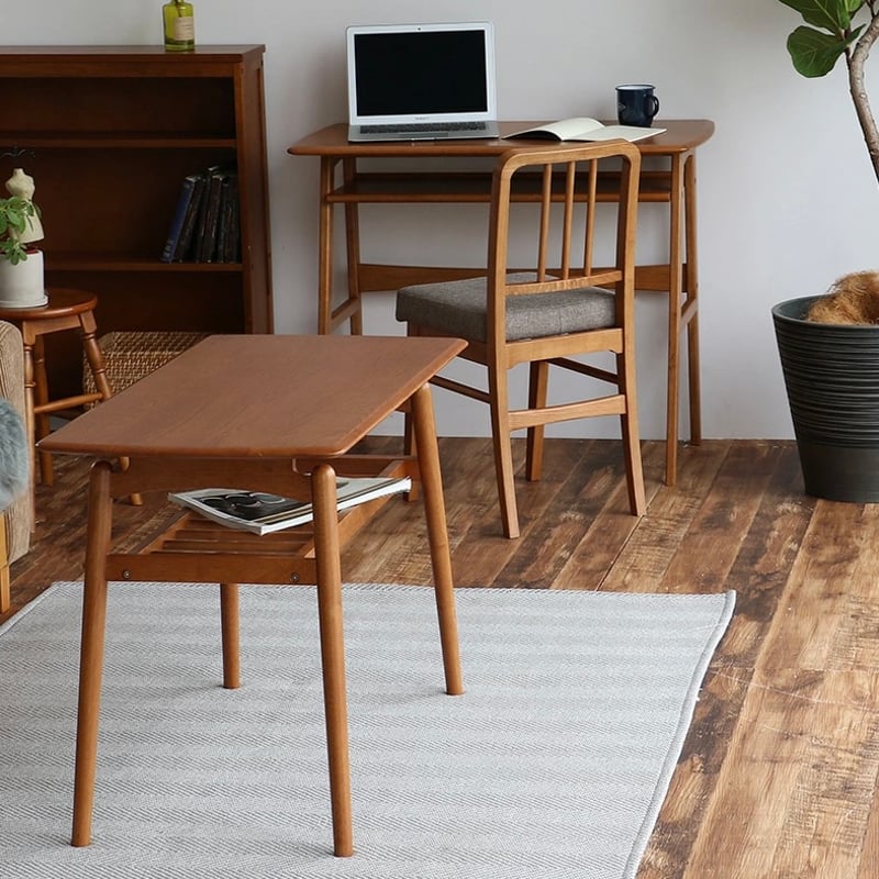 WOOD DESK / シンプルで美しいデザインの木製デスク / オーク材 突板