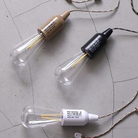 電源がない場所でも手軽に楽しめるLEDランプ / HANG LAMP TYPE1 / ハングランプタイプワン / 単4電池 3本 / 5色 / POST GENERAL / ポストジェネラル