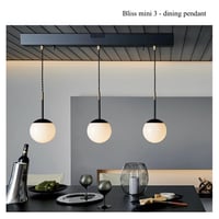 Bliss mini 3-dining pendant / ガラスペンダントライト / ダイニング 照明 / 電球選択 / ARTWORK  STUDIO