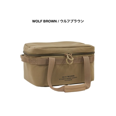 FIELD COOLER BAG / 360ml缶を6本 がジャストフィット / フィールドクーラーバッグ / WOLF BROWN , BLACK / 保冷バッグ POST GENERAL